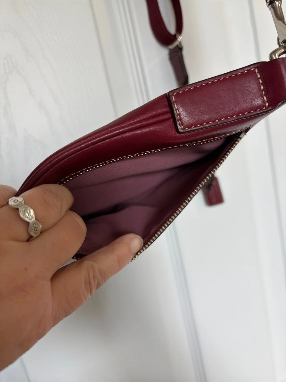 Coach Hampton Vintage Burgandy Crossbody